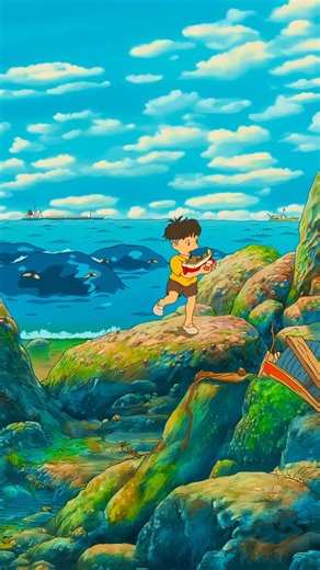 @ghibli.style on Instagram: "Studio Ghibli's blue vibes 💙 Which is your favorite colour? Cc: @bra1nooo_tt , all rights to Studio Ghibli #studioghibli #anime #blue #ghibli #spiritedaway"