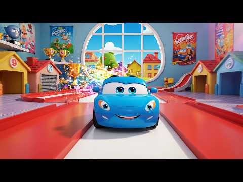 Lightning McQueen’s Racing Wheels Go Vroom | Nursery Rhymes for Kids | Car Songs for Toddler