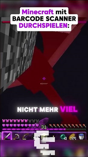 Minecraft mit BARCODE SCANNER DURCHSPIELEN!