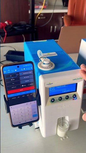 Automatic milk Collection unit mobile dairy app mini Bluetooth printer RS232