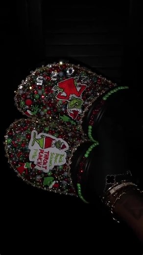 Custom Christmas Grinch Embellished Crocs - Etsy