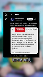 103K views · 1.1K reactions | Nintendo Admits Emulation Is Legal | UFD Tech | Facebook