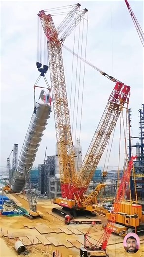 This Giant Chinese Crane Can Lift Over 1000 Tons – The Ultimate Mega Machine! #shorts #sciencefacts