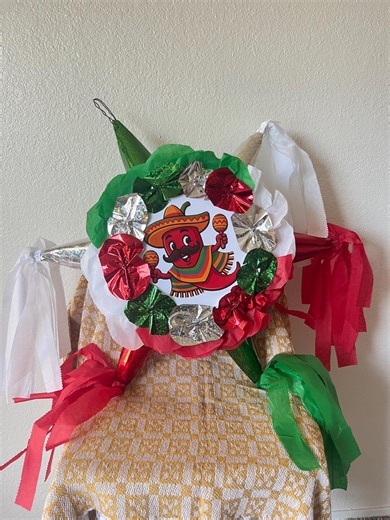 Spicy Chili Star Piñata – Mexican Fiesta Decor - Etsy