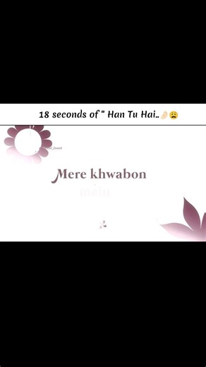 Haan tu hai # lyrics #fypシ゚viral #lyricalzone