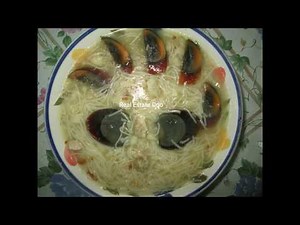 Misua Soup with Century Egg