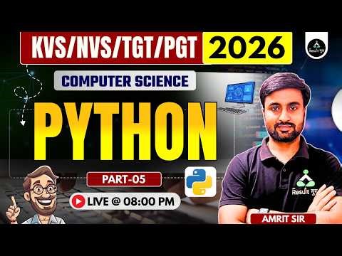 Part- 5 | Python | KVS/NVS Computer Important Questions | KVS/NVS & LT Grade 2026 | Result Guru