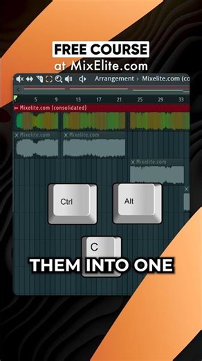 How to Merge Audio Clips #shorts