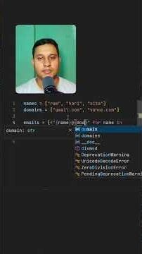 Python | Nested List Comprehension with example of emails