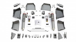 Teraflex Jeep Wrangler Alpine RT Coil-Over Suspension System; Rear Kit 1335300 (07-18 Jeep Wrangler JK 4-Door) - Free Shipping