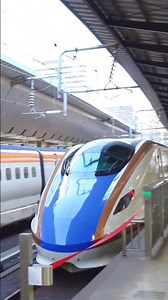 W7 series Hokuriku Shinkansen at Tokyo Station, Japan, February 2026