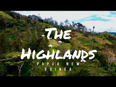 Highlands of Papua New Guinea | Best 4K Drone Stock Footage | Jiwaka | Mount Hagen |
