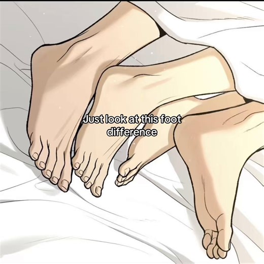 Cute Foot Difference in Jinx Manhwa