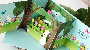 Check out http://lawnfawn.com to see our products, more ideas and inspiration! In this video, Lawn Fawn Design Team member, Nichol shows us how to customize a Shadow Box Card by adding it to another card base! She will combine die images from lots of different Lawn Cuts sets to create an amazing Spring scene! | Lawn Fawn