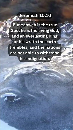 Jesus Saves | Jeremiah 10:10 Daily Bible Verse