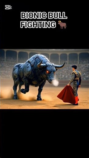 BIONIC BULL FIGHTING#ai #viral