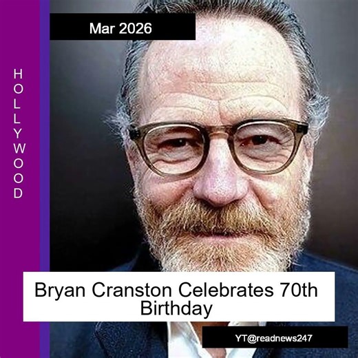 Bryan Cranston Celebrates 70th Birthday.