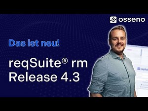 Neue Funktionen in reqSuite® rm - Release 4.3