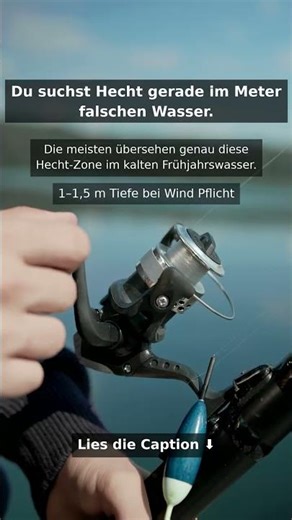 Dein Hecht scheitert an 1 m falscher Tiefe