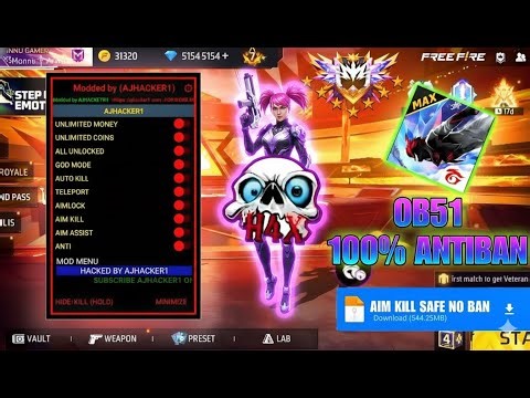 Free Fire Hack ✅ Free Fire Headshot Hack 👽 Freefire Mod Menu Apk Auto kill + fly Hack FF Panel Hack