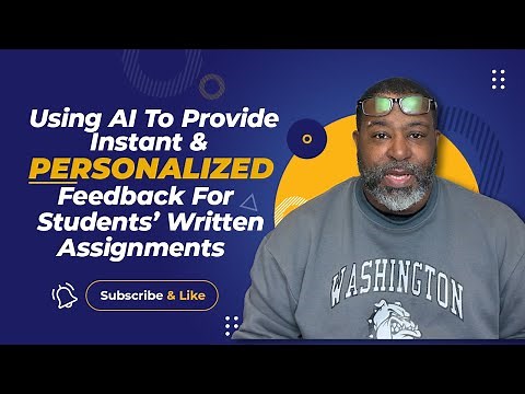 Using Class Companion's AI To Provide Instant & Personalized Feedback For Written Assignments