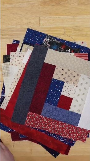Turn Fabric Scraps Into Stunning Log Cabins