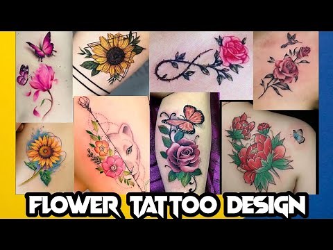 flower tattoo design // tattoo design