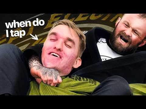 I Tried to Survive BJJ with The Fat Electrician (ft. Pew View)