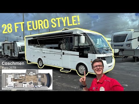 Compact Class A That Fits Everywhere! | 2026 Coachmen Euro 25TB Tour!