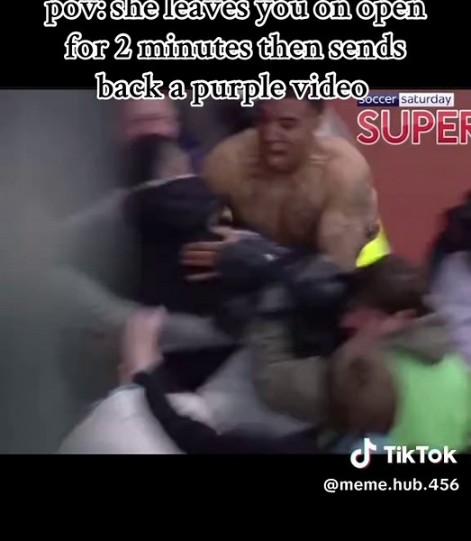 POV: Waiting for a Response in a Purple Video