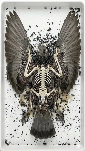 Pigeon Decomposition Time-Lapse (Scientific Study) | From Specimen to Skeleton #relaxing