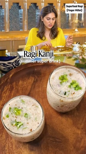 Healthy Ragi Kanji Recipe | Ragi Ambli | Cooling Summer Drink |Finger Millet Porridge for Gut Health