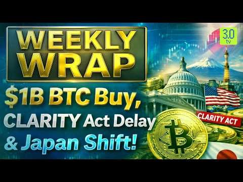Strategy Buys 13,927 BTC For $1B, Holdings Reach 780,897 Bitcoin | Weekly Wrap | 3.0 TV