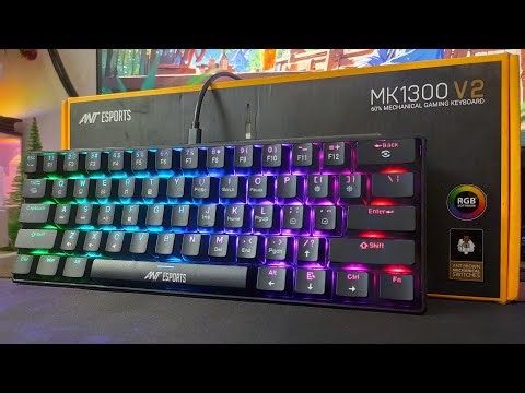 Ant Esports MK1300 V2 Per key RGB 60% mechanical keyboard ₹1,199 only #mechanicalkeyboard #rgb