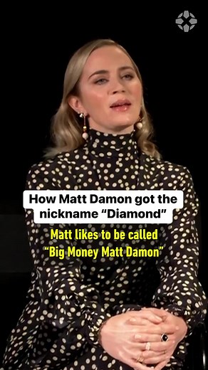 896K views · 4.2K reactions | You’ll never guess what Emily Blunt’s nickname is… #oppenheimer #mattdamon #emilyblunt #movie #universal #christophernolan #nickname #benaffleck #diamond #mattdiamond #actor #actors #film #imax #ign #interview #bigmoney #money #boston #newyork #blunty | IGN | Facebook