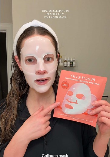 Tips for Sleeping in Collagen Masks for Glass Skin