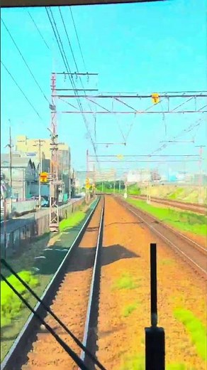 【超高速 前面展望】JR京都線を新快速でいく! #shorts #train #railwaystation