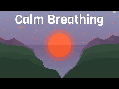 Calm Sunrise Breathing Animation - HRV (Resonant, Coherent) Breathing