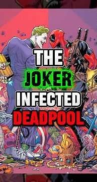 Batman versus a Jokerized Deadpool