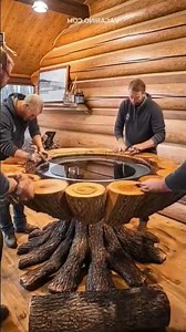The Most Beautiful Tree Table Ever Made! #builder #buildingservicesengineering #architecture