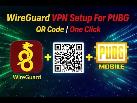 WireGuard VPN Setup with QR Code | Easy 1-Click Connection#WireGuardVPN #VPNSetup #PUBGVPN
