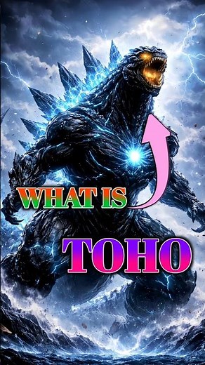 What is Toho? In Monsterverse #shorts #spacegodzilla #toho #viral