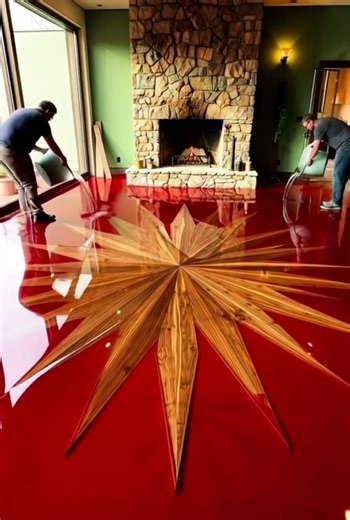 Red Epoxy: Best Idea or Worst Mistake? ❤️/💔#epoxyresin#satisfying#woodworking