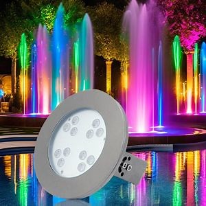 [Hot Item] Outdoor Landscape RoHS IP68 12V RGB DMX LED Submersible Pool Underwater Light