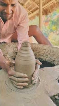 Amazing Technique For Making Water Bottles From Clay 🤯