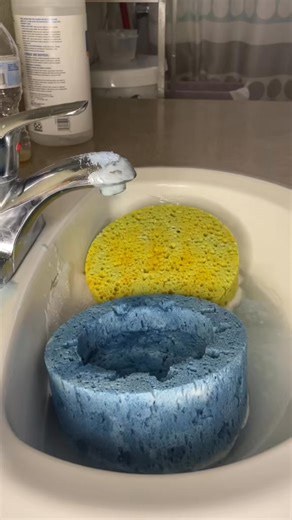 Rinse to - - Honestly yall , cleantok is where i squeeze away my problems in hopes it will go down the drain too 😂 I wish it did fr lol . - - #asmr #spongetherapy #cleantok #spongesqueezingasmr | Noah Hayward