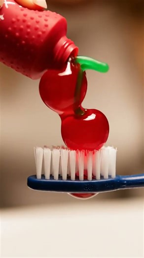 Cherry Toothpaste ASMR Whisper 🍒🪥 | Glossy Sounds & Soft Voice | Satisfying 4K Video