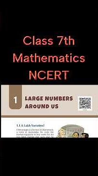 NCERT Class 7 Maths Ch 1 Exercise 1.1 | Large Numbers | Easy Solution | Full Explanation | Shorts