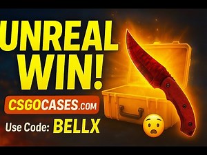 CS2 Case Opening on CSGOCases.com – UNREAL WIN! USE MY CODE: BELLX