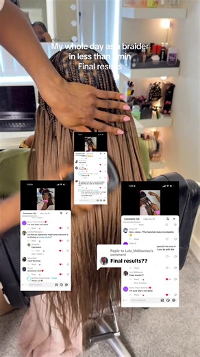 Knotless Braids Tutorial: Full-Day Salon Process & Final Results